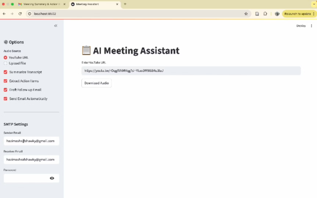 AI Meeting Assistant